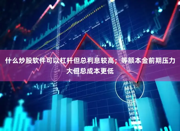 什么炒股软件可以杠杆但总利息较高；等额本金前期压力大但总成本更低